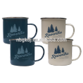 enamel mug with shiny design